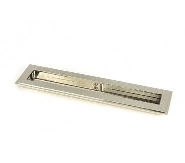 From The Anvil Polished Nickel 250mm Art Deco Rectangular Pull