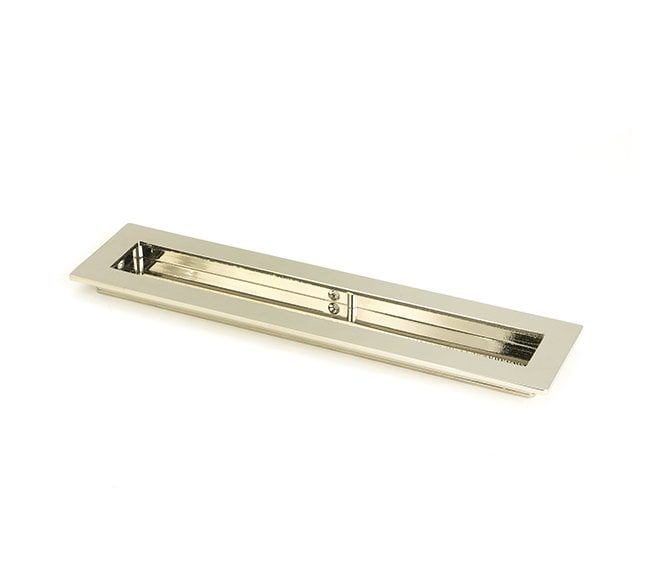 From The Anvil Polished Nickel 250mm Plain Rectangular Pull