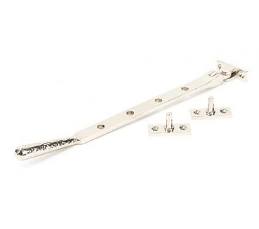 From The Anvil Polished Nickel 10 Hammered Newbury Stay
