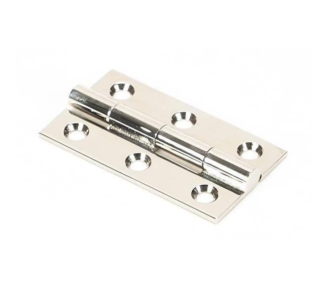 From The Anvil Polished Nickel 50mm Butt Hinge (Pair)