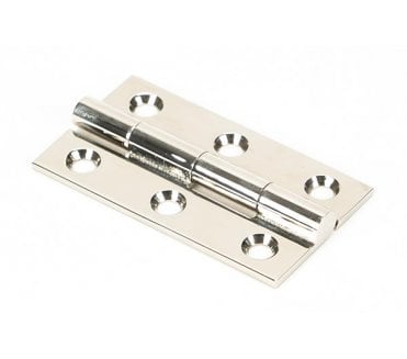 From The Anvil Polished Nickel 50mm Butt Hinge (Pair)