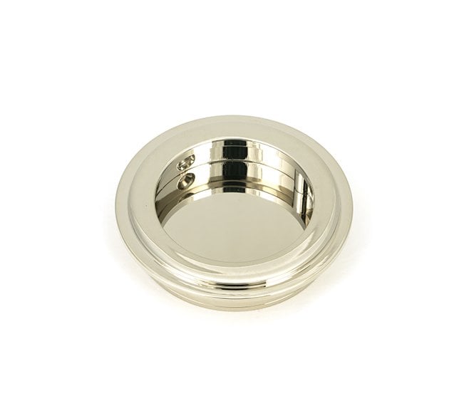 From The Anvil Polished Nickel 60mm Art Deco Round Pull
