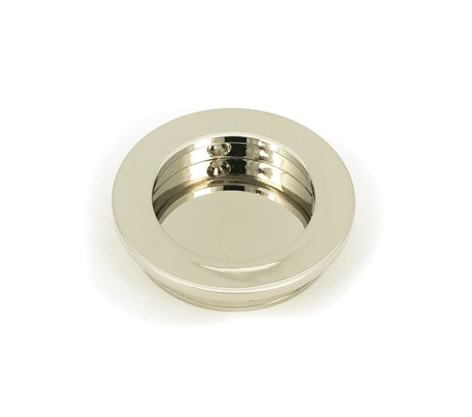 From The Anvil Polished Nickel 60mm Plain Round Pull