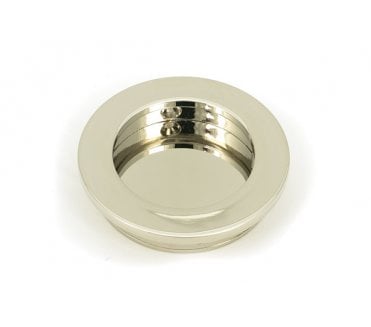 From The Anvil Polished Nickel 60mm Plain Round Pull