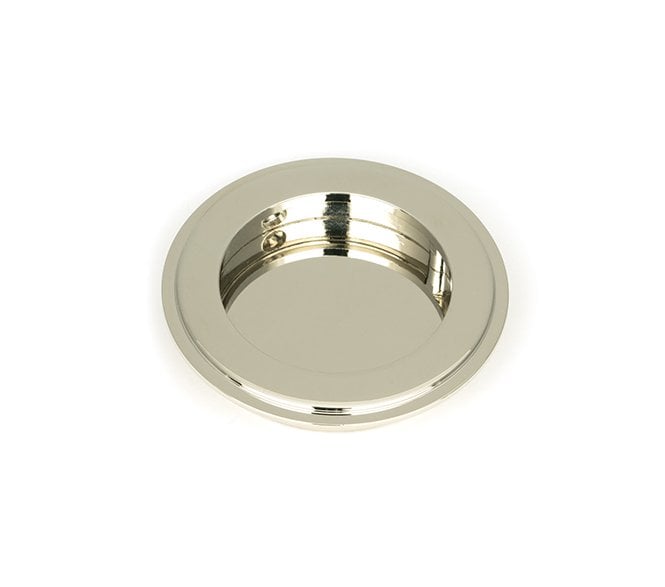 From The Anvil Polished Nickel 75mm Art Deco Round Pull