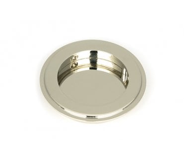 From The Anvil Polished Nickel 75mm Art Deco Round Pull