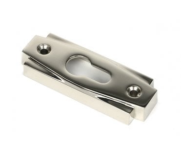 From The Anvil Polished Nickel Art Deco Euro Escutcheon