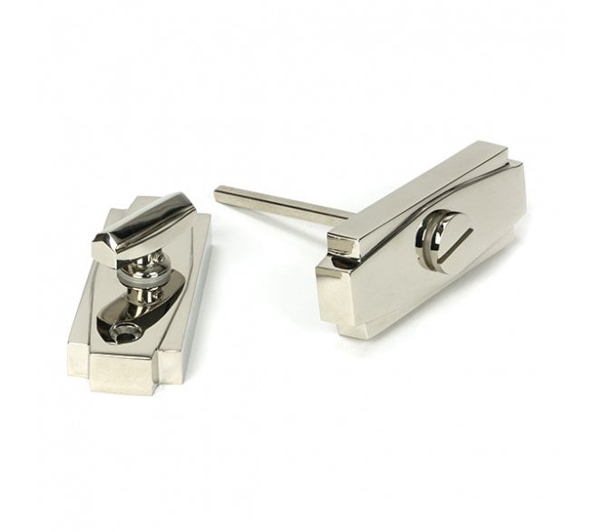 From The Anvil Polished Nickel Art Deco Thumbturn