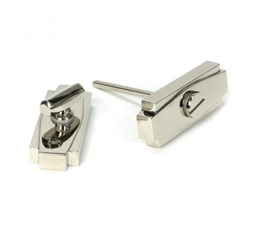 From The Anvil Polished Nickel Art Deco Thumbturn