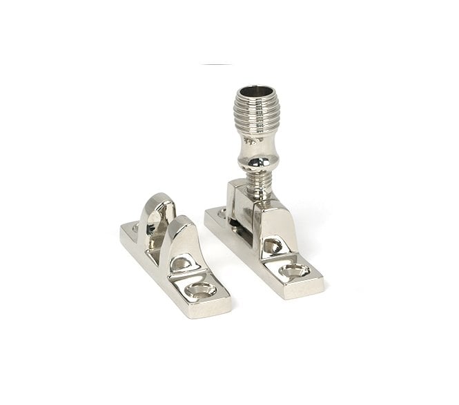 From The Anvil Polished Nickel Beehive Brighton Fastener - Narrow (Square)