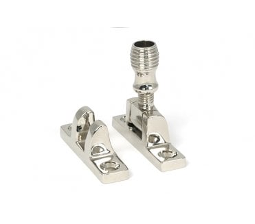 From The Anvil Polished Nickel Beehive Brighton Fastener - Narrow (Square)
