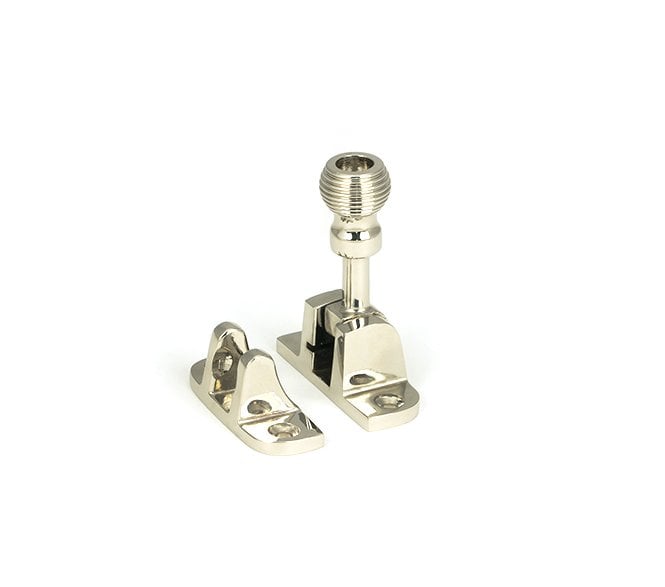 From The Anvil Polished Nickel Beehive Brighton Fastener (Radiused)