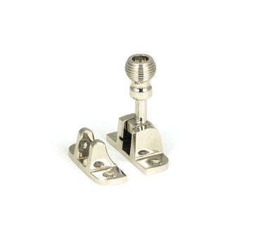 From The Anvil Polished Nickel Beehive Brighton Fastener (Radiused)