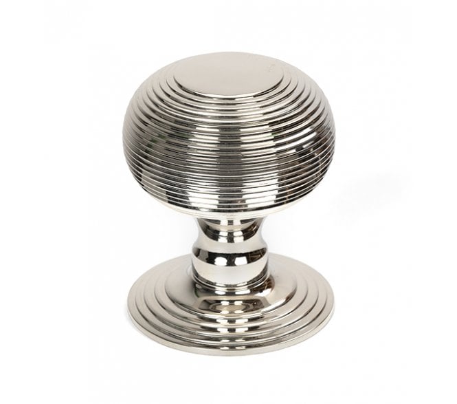 From The Anvil Polished Nickel Beehive Centre Door Knob