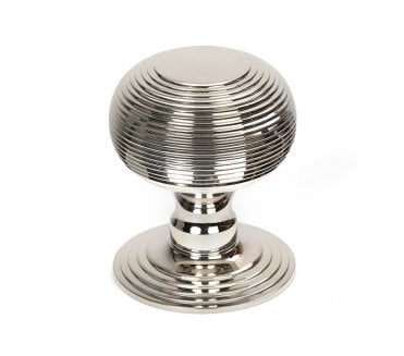 From The Anvil Polished Nickel Beehive Centre Door Knob