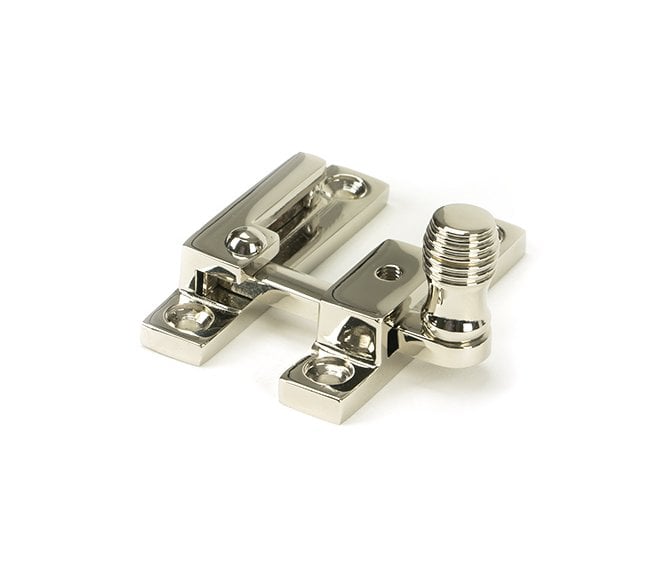 From The Anvil Polished Nickel Beehive Quadrant Fastener - Narrow