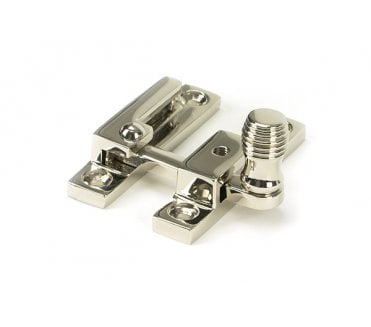 From The Anvil Polished Nickel Beehive Quadrant Fastener - Narrow