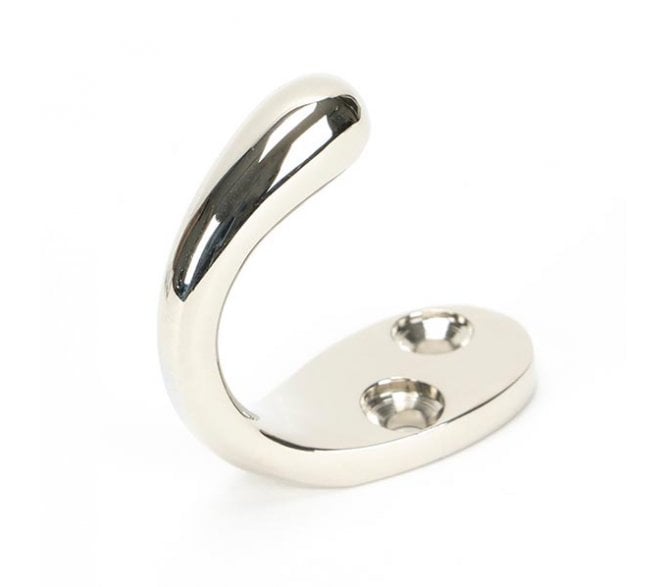 From The Anvil Polished Nickel Celtic Single Robe Hook