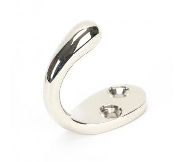 From The Anvil Polished Nickel Celtic Single Robe Hook