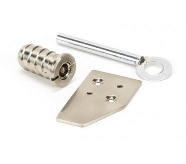 From The Anvil Polished Nickel Key-Flush Sash Stop