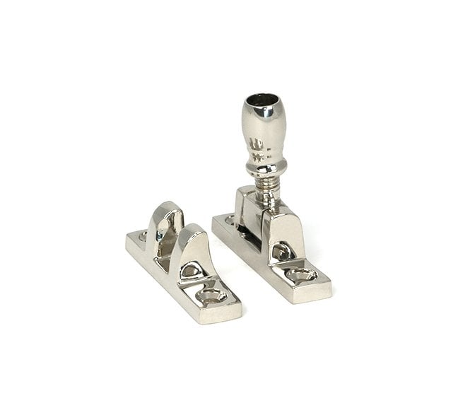 From The Anvil Polished Nickel Mushroom Brighton Fastener - Narrow (Square)