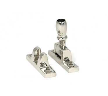 From The Anvil Polished Nickel Mushroom Brighton Fastener - Narrow (Square)