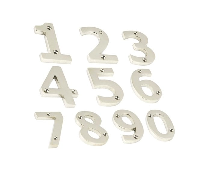 From The Anvil Polished Nickel Numeral