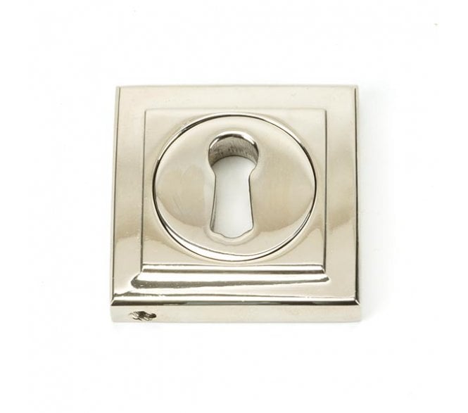 From The Anvil Polished Nickel Round Escutcheon (Square)