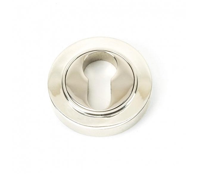 From The Anvil Polished Nickel Round Euro Escutcheon (Plain)