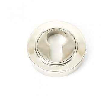 From The Anvil Polished Nickel Round Euro Escutcheon (Plain)