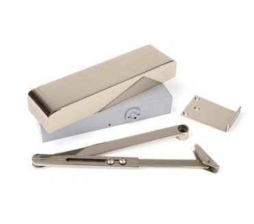 From The Anvil Polished Nickel Size 2-5 Door Closer & Cover