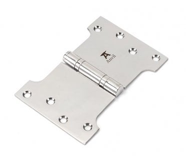 From The Anvil Polished SS 102x102x150mm Parliament Hinge (Pair)