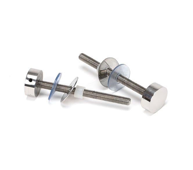 From The Anvil Polished SS (304) 100mm Bolt Fixings for T Bar (2)