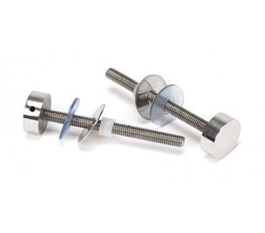 From The Anvil Polished SS (304) 100mm Bolt Fixings for T Bar (2)