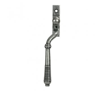 From The Anvil Reeded Espag. Fastener - Pewter
