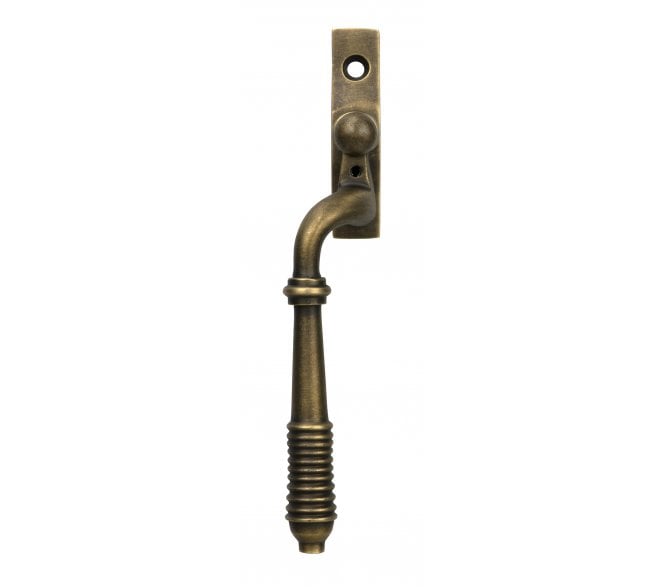 From The Anvil Reeded Espag. Fasteners - Burnished Brass