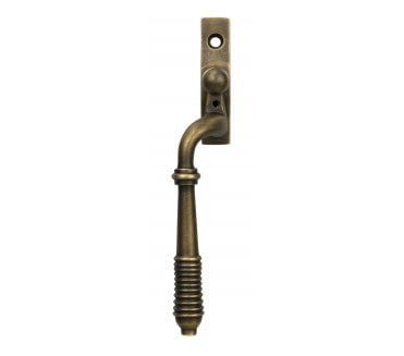 From The Anvil Reeded Espag. Fasteners - Burnished Brass