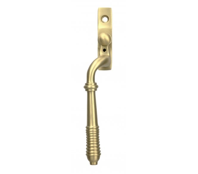 From The Anvil Reeded Espag. Fasteners - Satin Brass