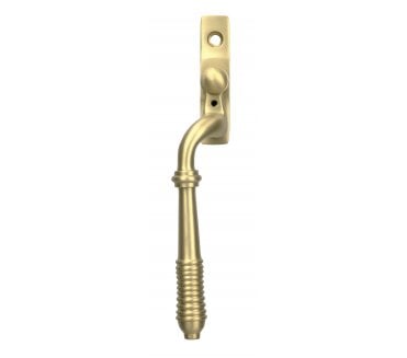 From The Anvil Reeded Espag. Fasteners - Satin Brass