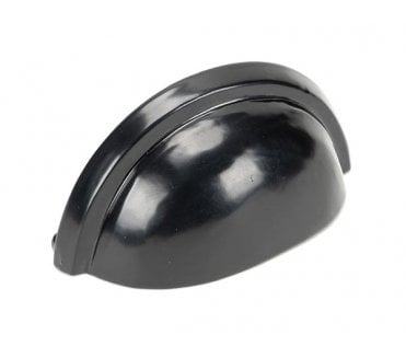 From The Anvil Regency Concealed Drawer Cup Pull - Black