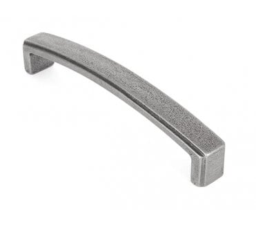From The Anvil Ribbed Cabinet Pull Handles - Natural Smooth