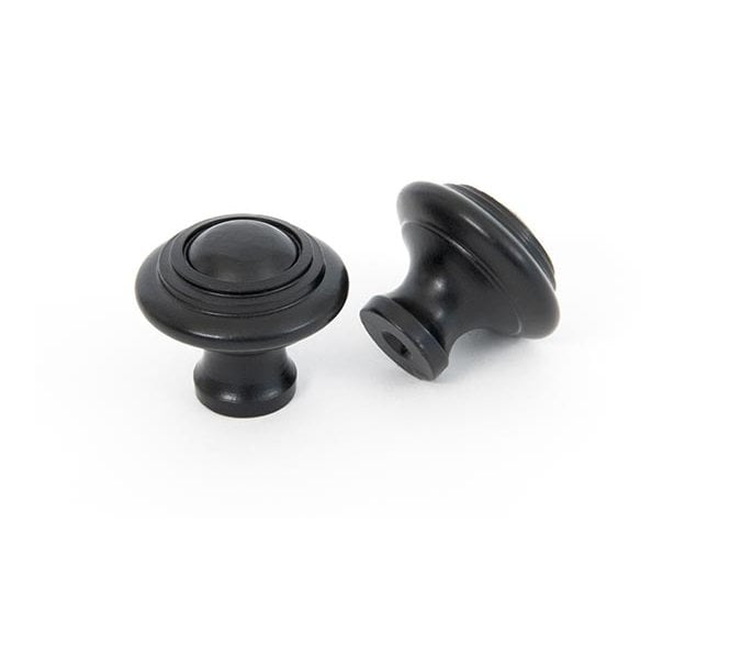 From The Anvil Ringed Cabinet Knobs - Black