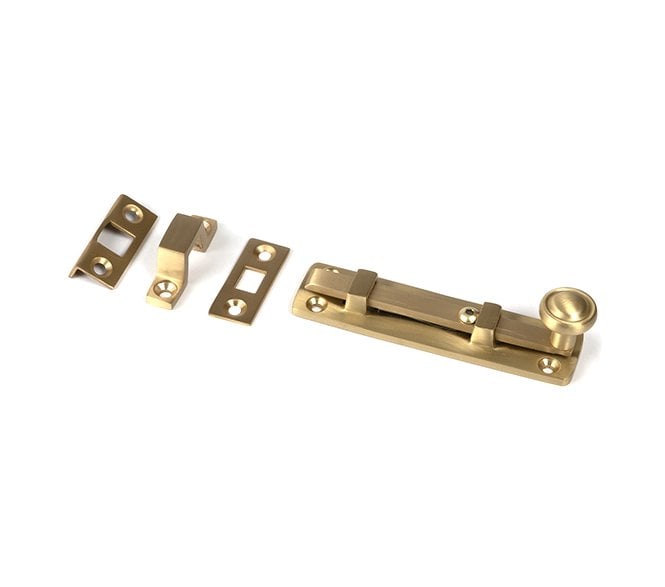 From The Anvil Satin Brass 4 Universal Bolt