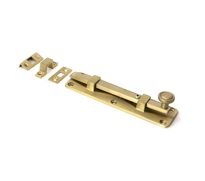 From The Anvil Satin Brass 6 Universal Bolt