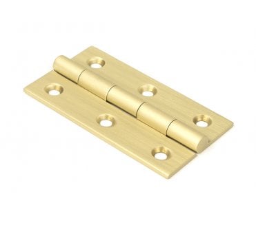 From The Anvil Satin Brass 64mm Butt Hinge (Pair)