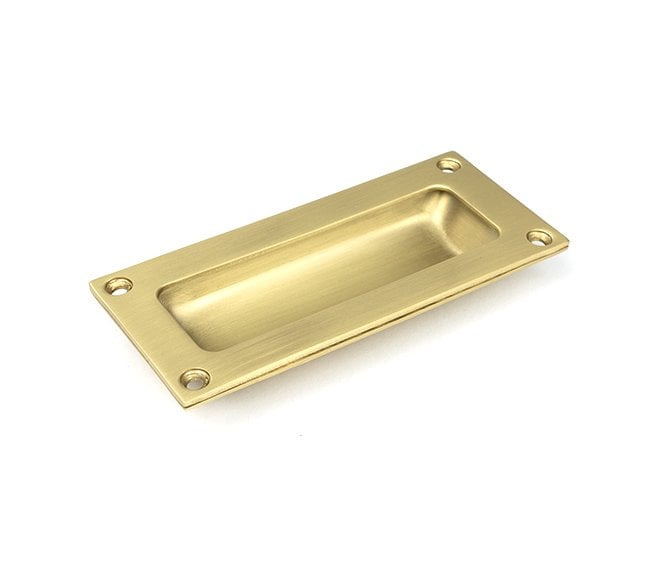From The Anvil Satin Brass Flush Handle