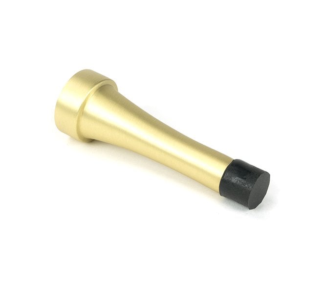 From The Anvil Satin Brass Projection Door Stop