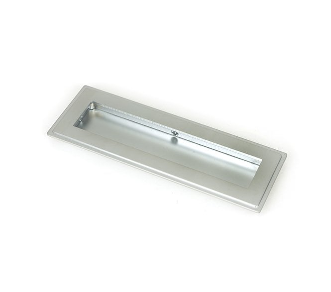 From The Anvil Satin Chrome 175mm Art Deco Rectangular Pull