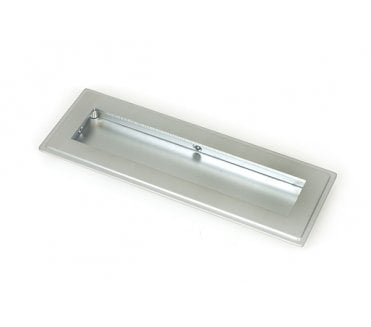 From The Anvil Satin Chrome 175mm Art Deco Rectangular Pull