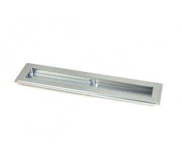 From The Anvil Satin Chrome 250mm Art Deco Rectangular Pull